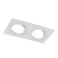 Светильник встраиваемый поворотный Feron DL2802 MR16 220В Белый картинка 